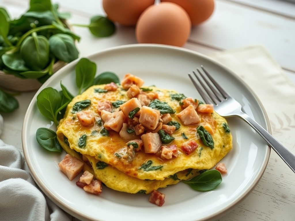 The 7-Minute Meal That Feels Like a Win: Turkey & Spinach&nbsp;Omelet