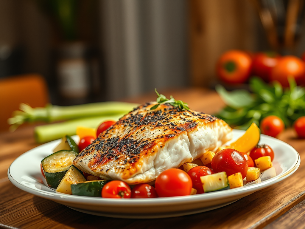 Easy Baked Cod with Roasted Veggies&nbsp;Recipe