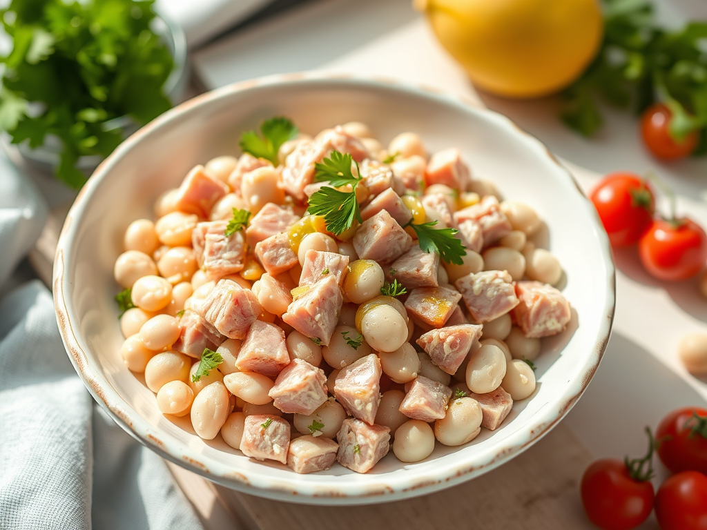 Tuna & White Bean Salad with Citrus&nbsp;Dressing