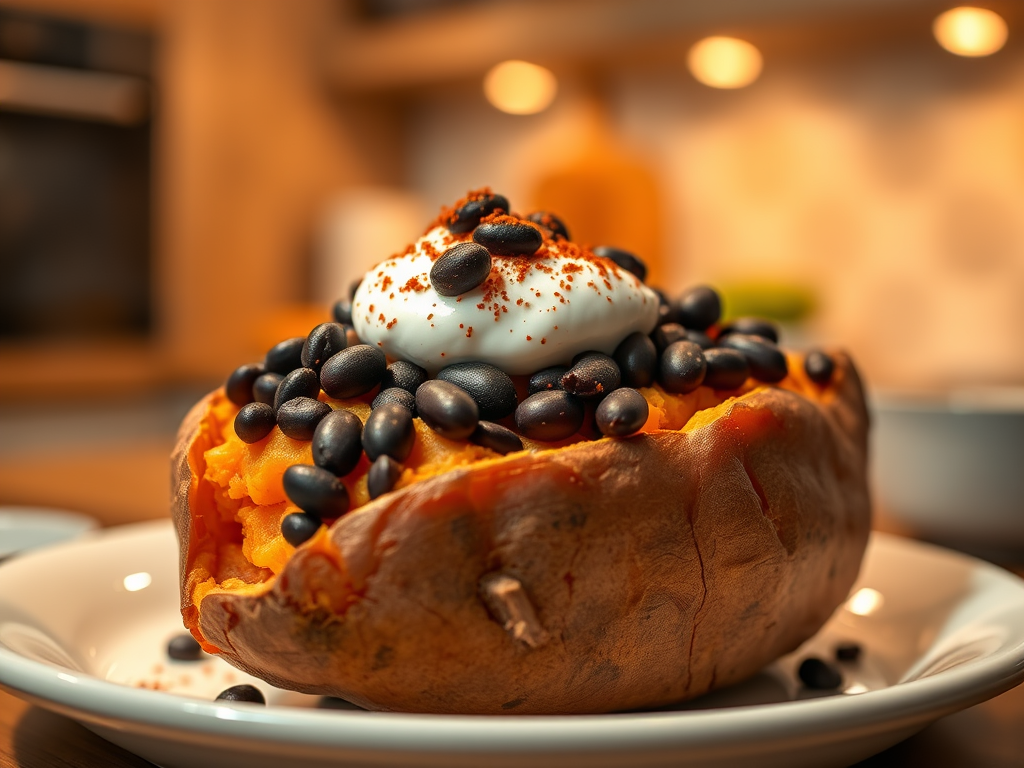 Microwave Stuffed Sweet Potato: Your 10-Minute Dinner&nbsp;Hero