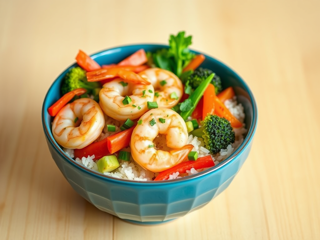 🍤 Shrimp & Veggie Rice Bowl (Weeknight&nbsp;Winner!)