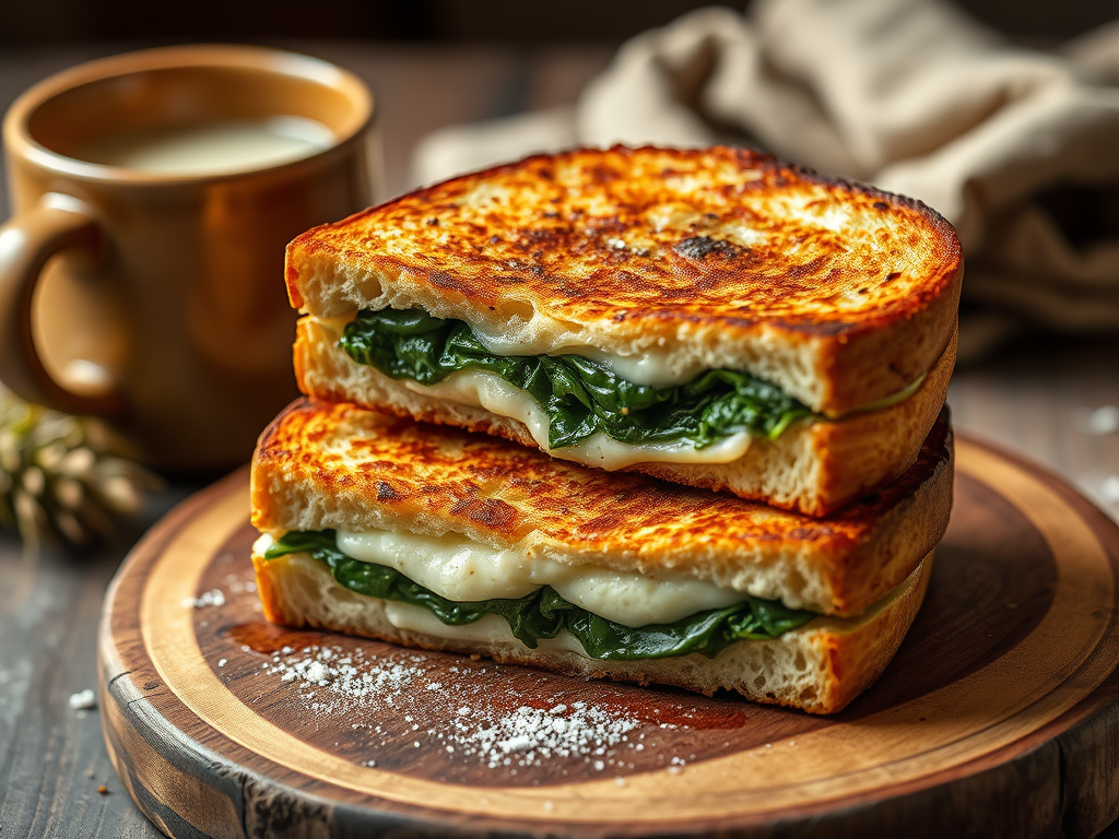Spinach & Ricotta Toastie: Fancy-ish but Still Cheese Toastie at&nbsp;Heart