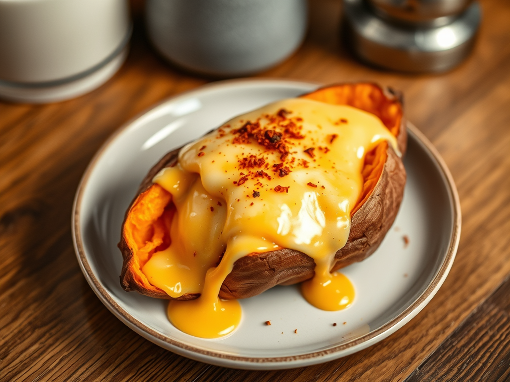 Sweet Potato & Cheese Melt: Cozy, Cheesy, No-Fuss&nbsp;Bliss