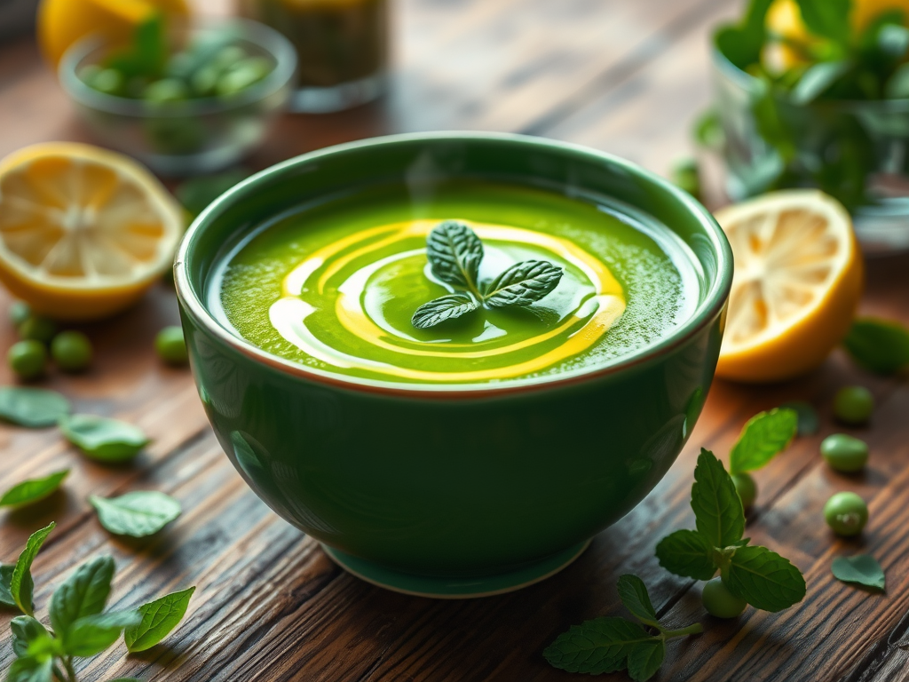 Pea & Mint Brain-Boosting&nbsp;Soup