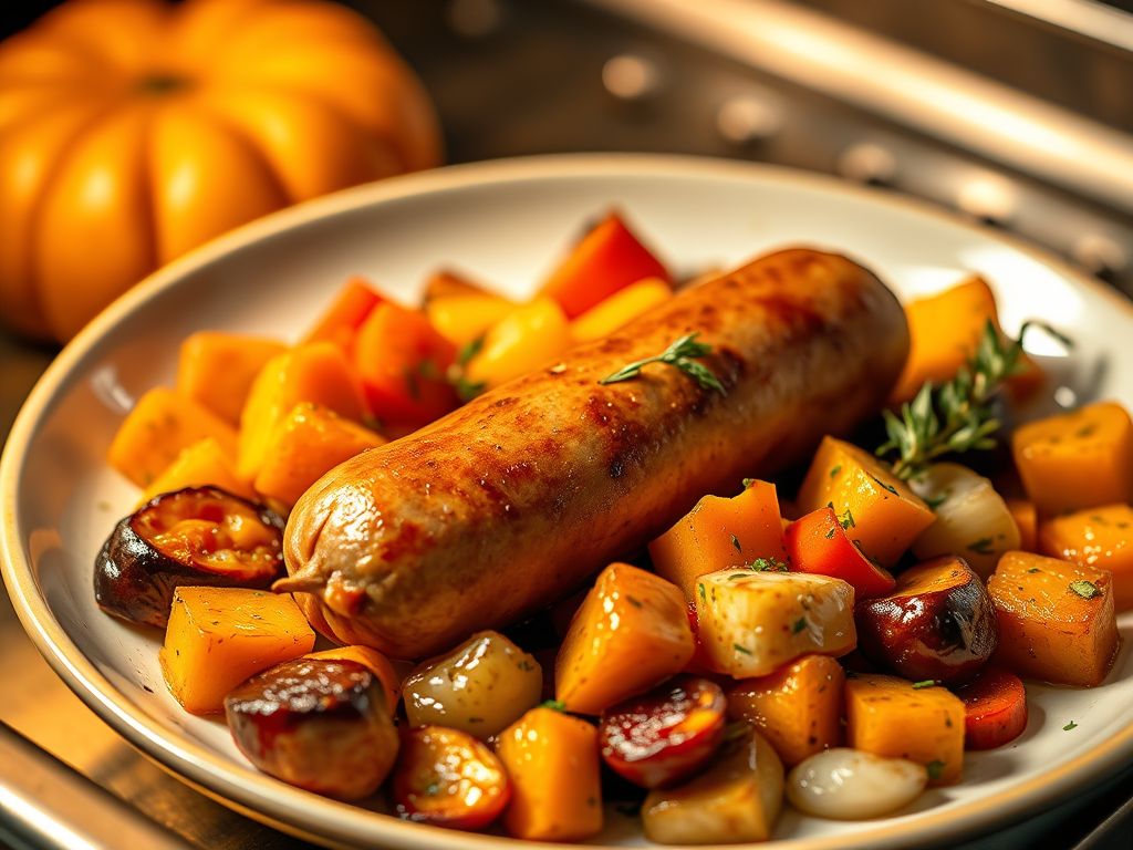 One-Pan Sausage & Veg Bake: A Lazy Roast Worthy of a Fork (or Just&nbsp;Fingers)