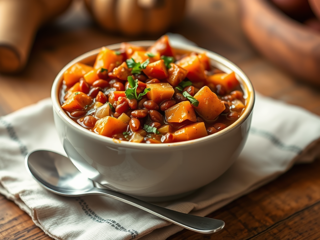 Spiced Lentil & Sweet Potato&nbsp;Stew