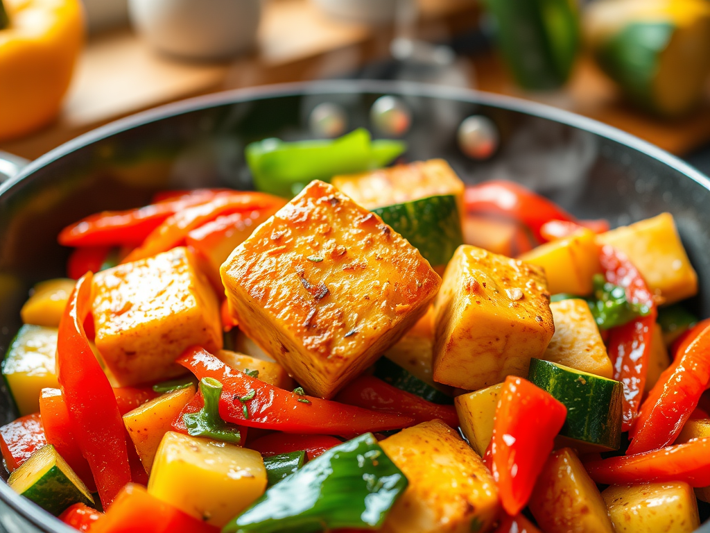 Quick Ginger Tofu&nbsp;Stir-Fry
