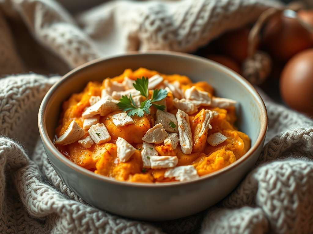 Chicken & Sweet Potato Mash&nbsp;Bowl