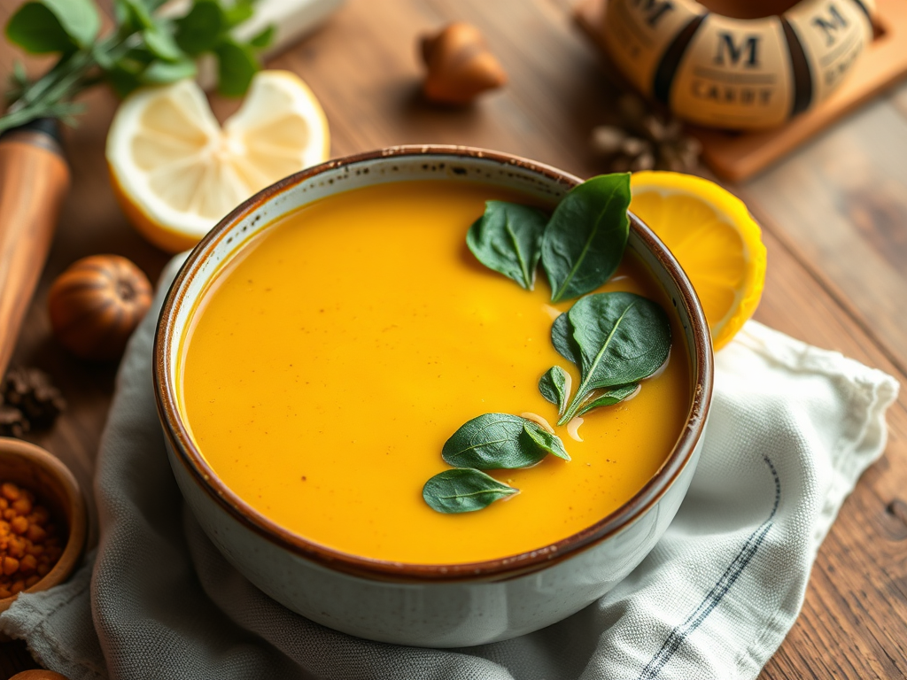 Turmeric Lentil Anti-Inflammatory Soup (A.K.A. Calm in a&nbsp;Bowl)