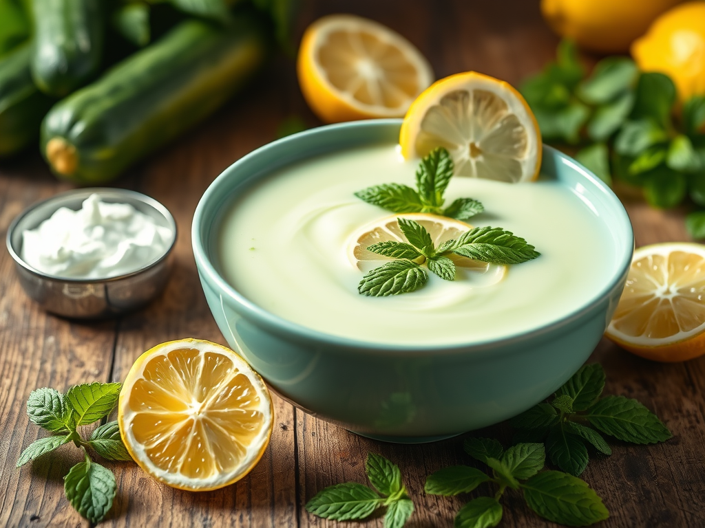 Hydrating Cucumber & Mint Chilled&nbsp;Soup