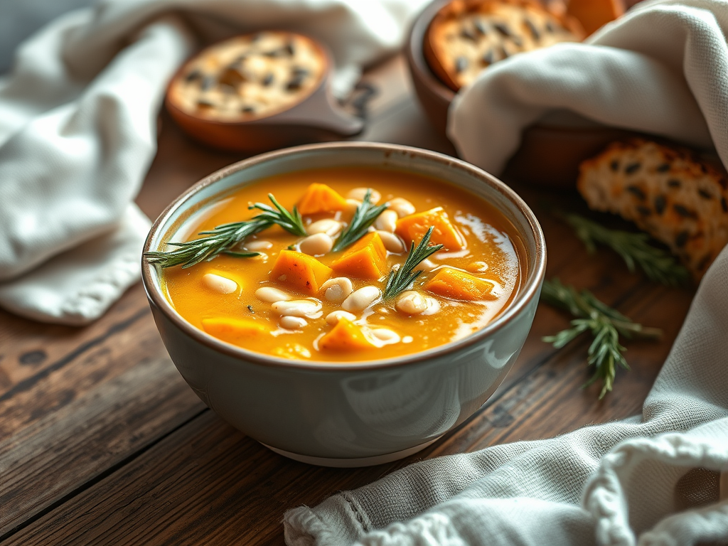 Pumpkin & White Bean&nbsp;Soup