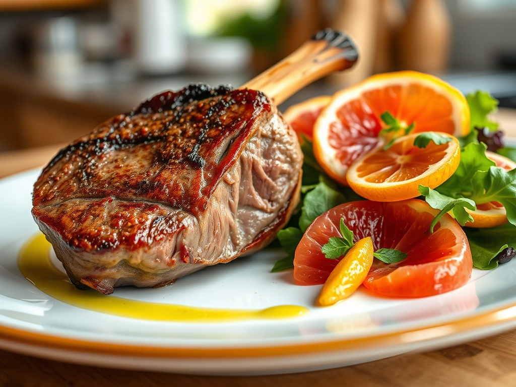 Seared Lamb Rump with Citrus&nbsp;Salad