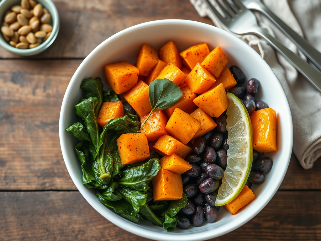 Sweet Potato, Kale & Black Bean Bowl: An Anti-Inflammatory Hug in a&nbsp;Bowl