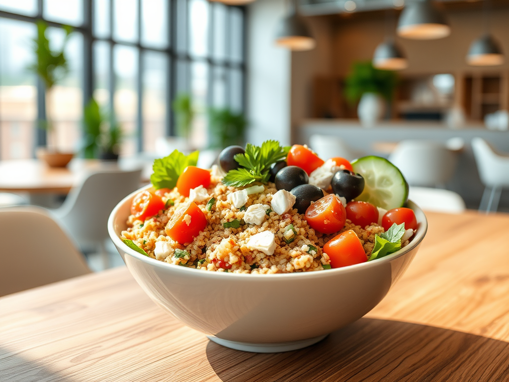 Mediterranean Quinoa Bowl