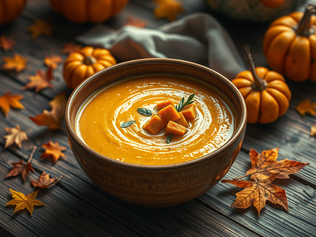 Spiced Pumpkin Soup — A Solo Bowl of Autumn Comfort in 30&nbsp;Minutes