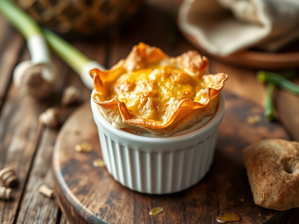 Chicken & Leek Immunity Pie (Single-Serve Comfort in a&nbsp;Ramekin)