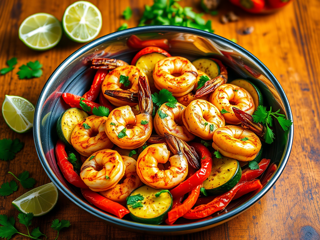 One-Tray Chipotle-Lime Shrimp &&nbsp;Veg
