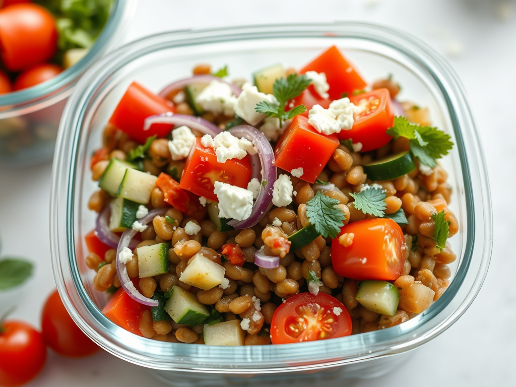 Lemony Lentil Salad with&nbsp;Feta