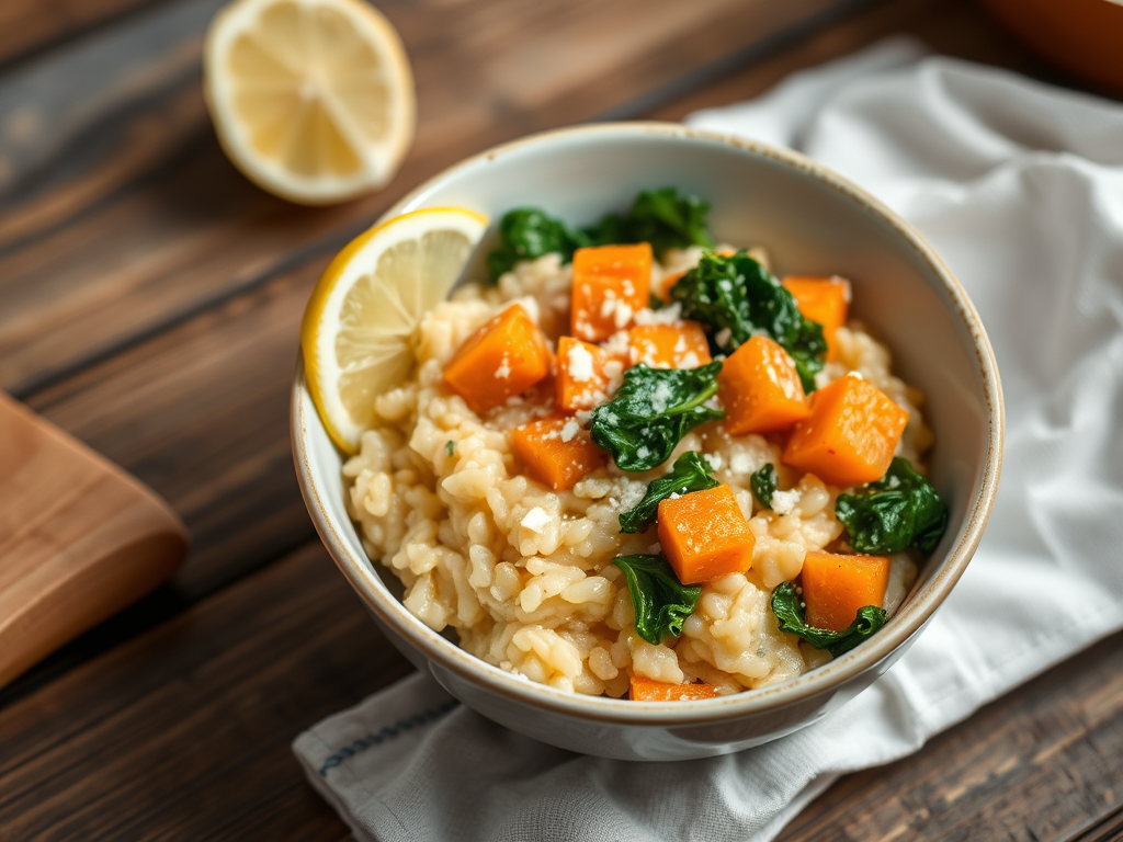 Sweet Potato & Kale Risotto for&nbsp;One