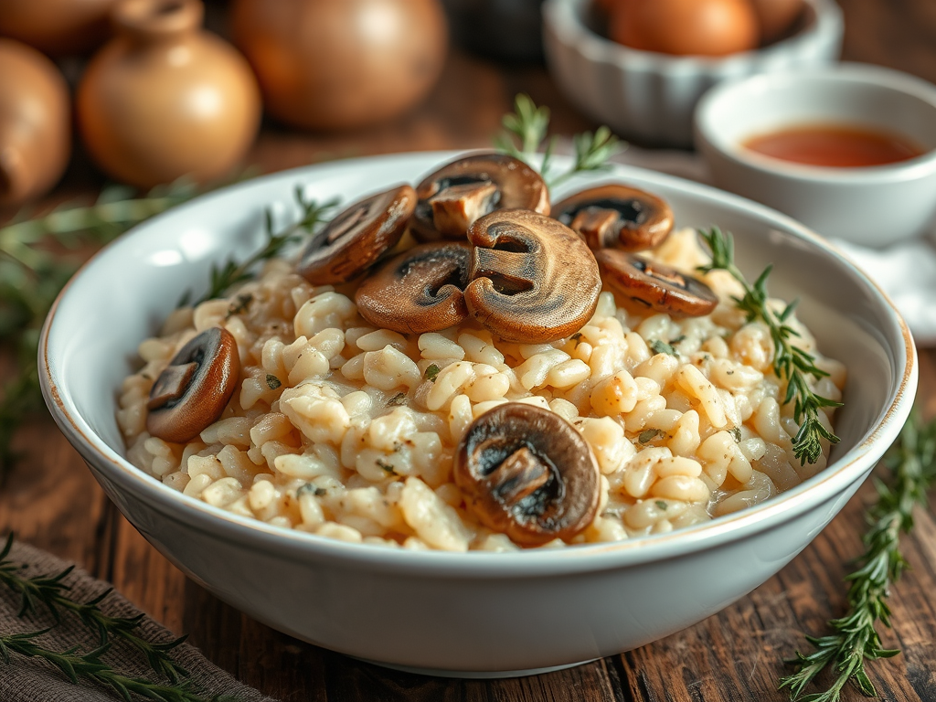 Mushroom & Thyme Risotto for&nbsp;One
