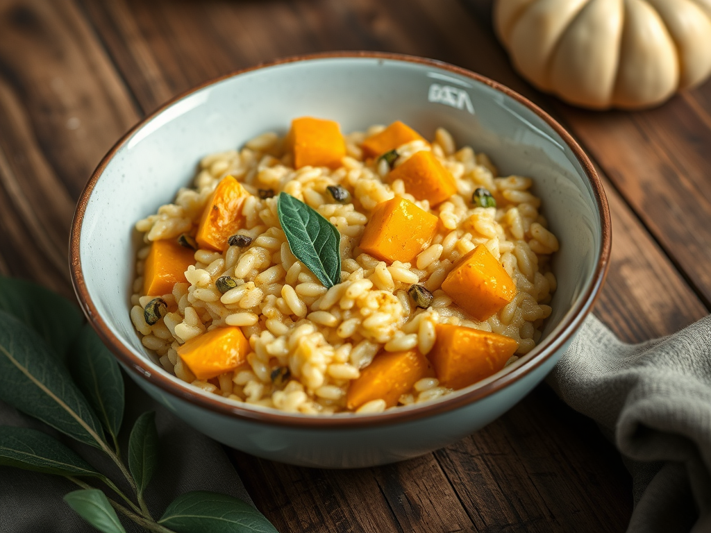 Roast Pumpkin & Sage Risotto for&nbsp;One