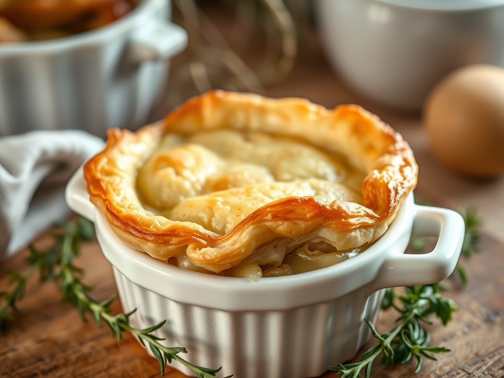 Chicken & Leek Puff Pie for&nbsp;One