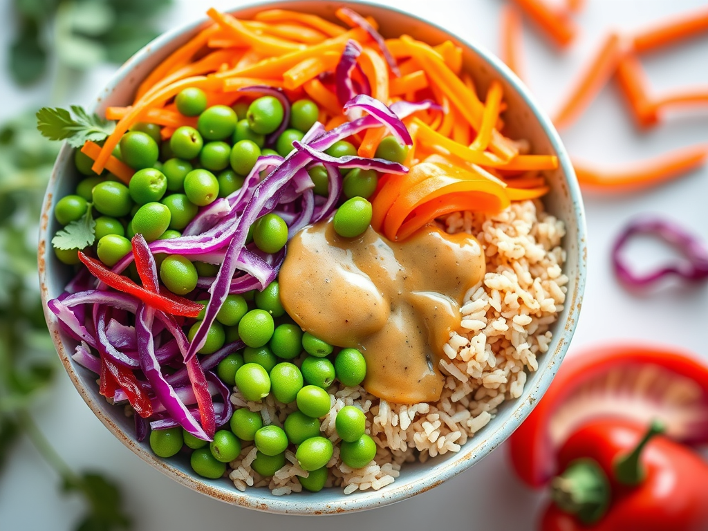 Brown Rice & Edamame Rainbow&nbsp;Bowl