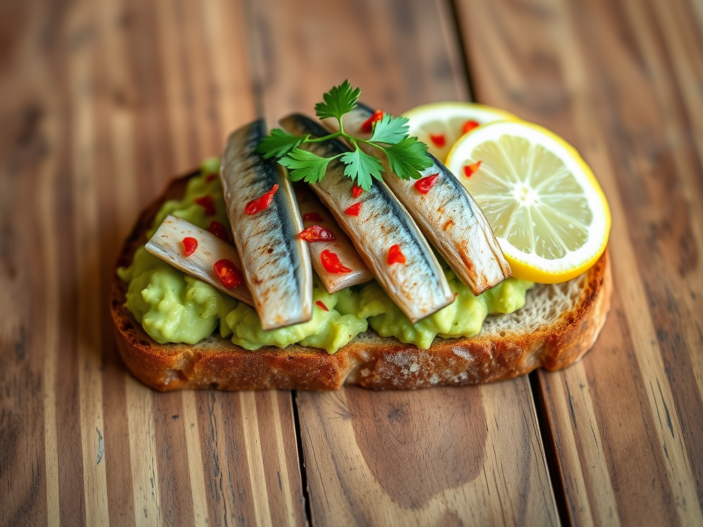 Sardine, Avocado & Lemon Toast: The Omega-3 Powerhouse in a&nbsp;Tin