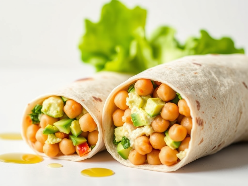 Quick Chickpea & Avocado Wrap&nbsp;Recipe