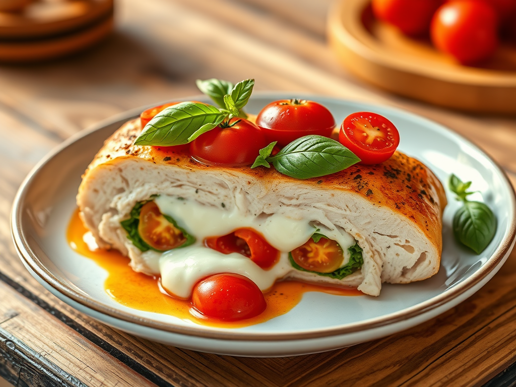 Caprese Stuffed Chicken&nbsp;Breast