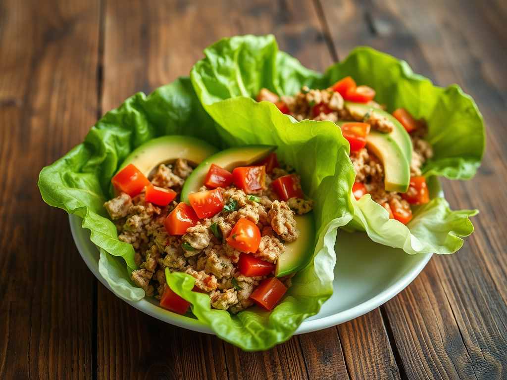 Spicy Turkey Lettuce Wraps (Single-Serve Post-Workout Power&nbsp;Meal)