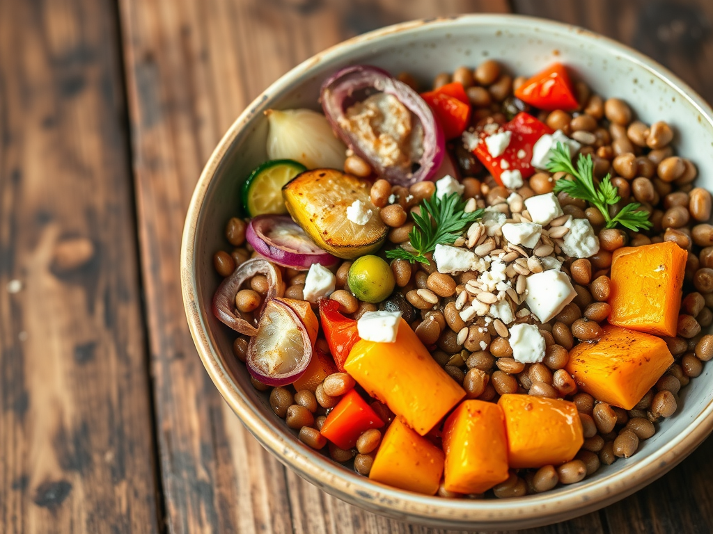 Lentil & Roast Veg Bowl – Plant-Powered Recovery That Hits Every&nbsp;Macro