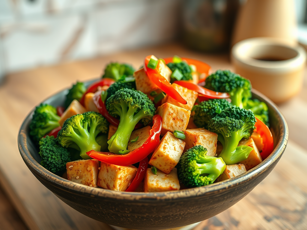 Tofu & Broccoli Ginger&nbsp;Stir-Fry