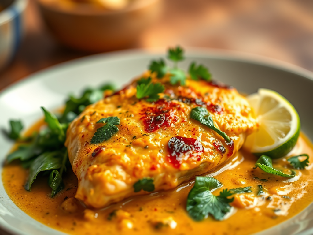 Coconut Curry Chicken Thigh (Slow Cooker, 1&nbsp;Serve)