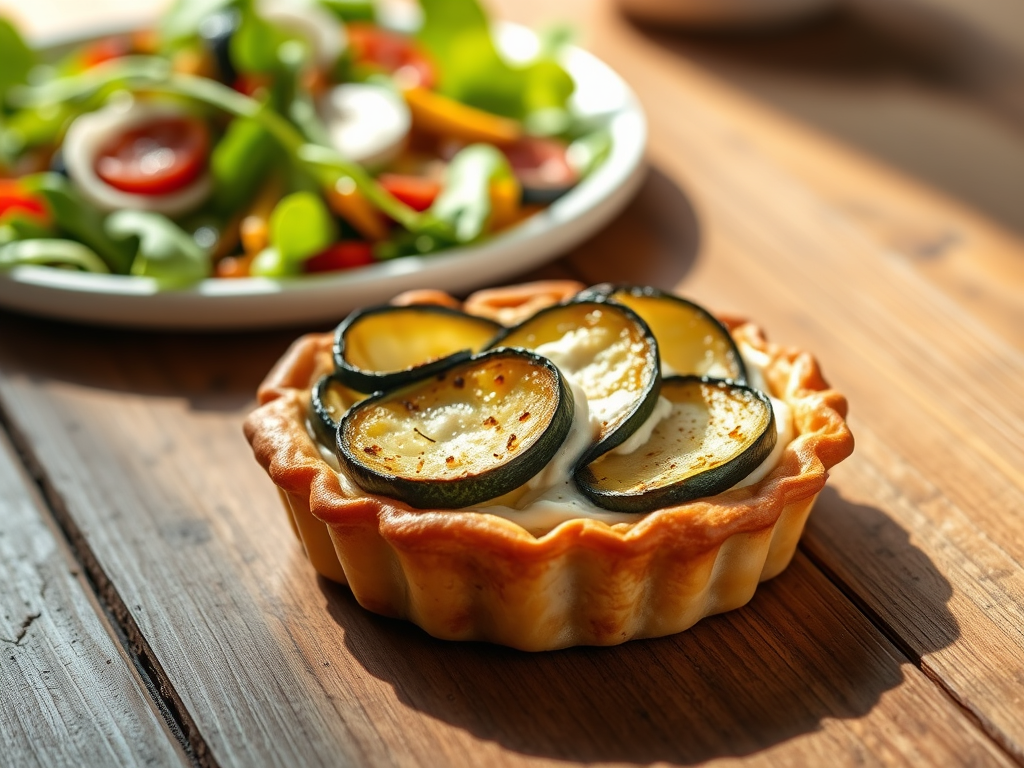 Zucchini & Ricotta Tartlet (Single&nbsp;Serve)