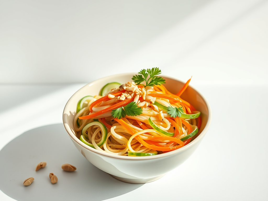 Cold Peanut & Cucumber Glass&nbsp;Noodles