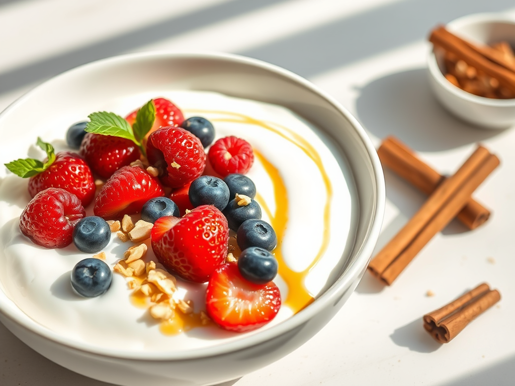 Berry-Tahini Yogurt Bowl for&nbsp;One