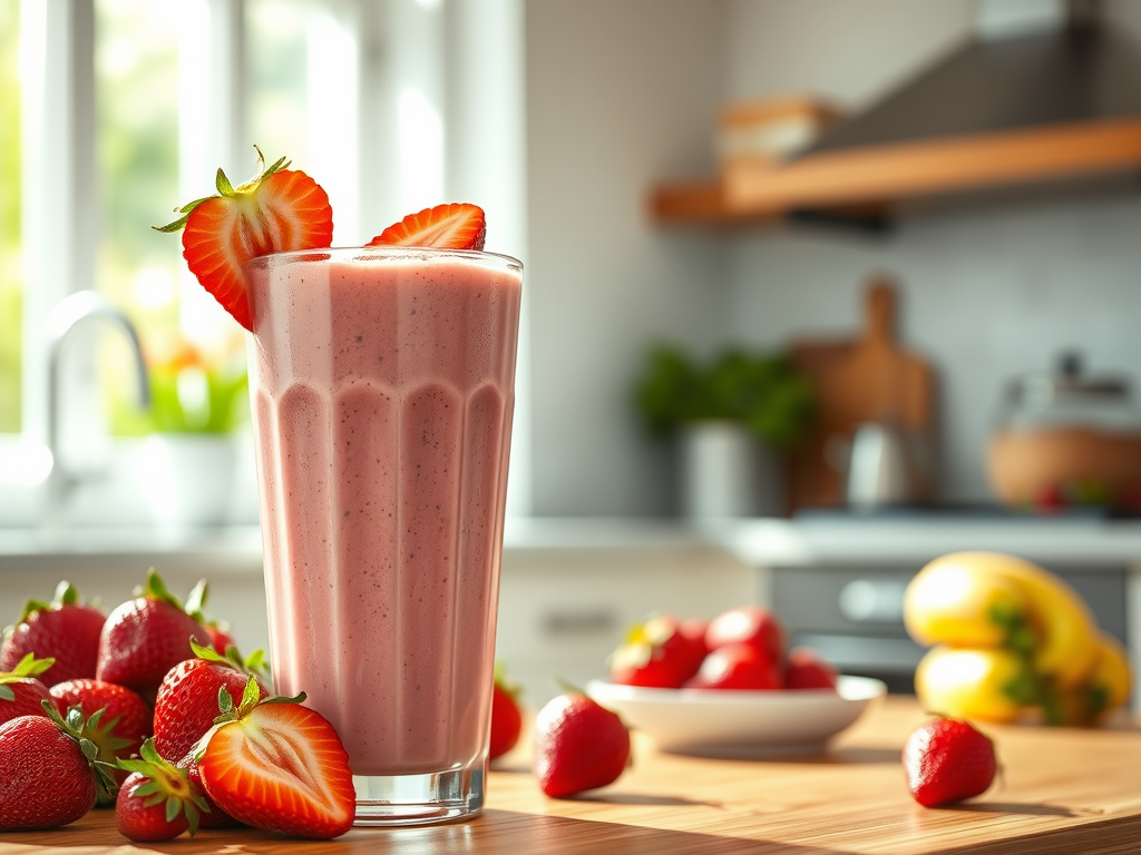 Strawberry Protein Fix Smoothie for&nbsp;One