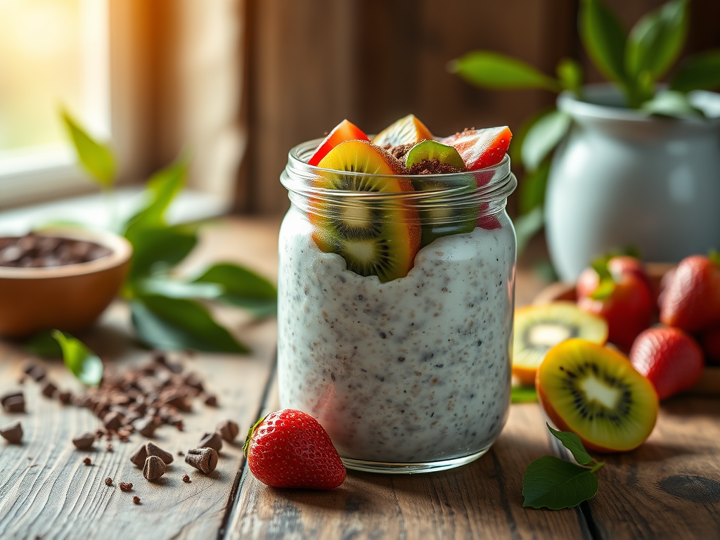 Green-Tea & Cocoa Overnight Oats (Glow for&nbsp;Breakfast)