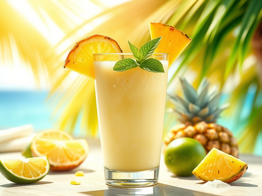 Pine-Lime Summer Smoothie (Solo&nbsp;Edition)