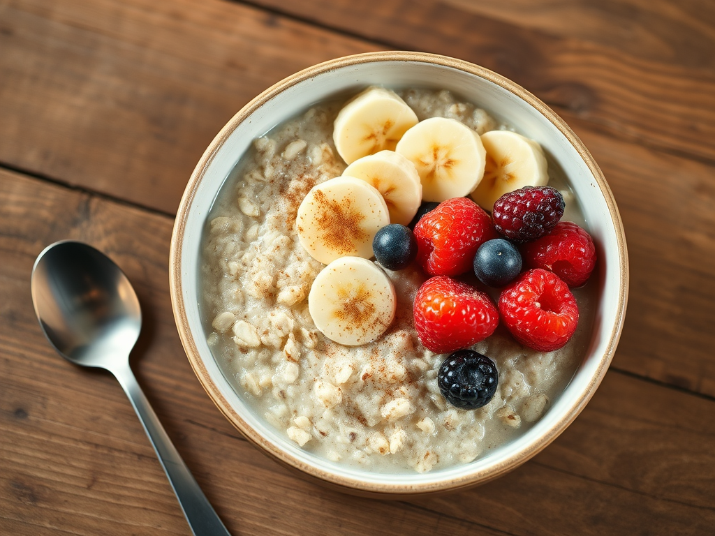 Low-GI Oatmeal with Cinnamon & Protein&nbsp;Powder