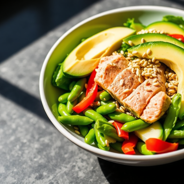 Tuna & Edamame Protein Salad – A Power Lunch for&nbsp;One