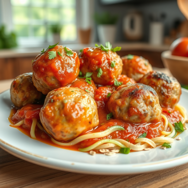Turkey & Zucchini&nbsp;Meatballs