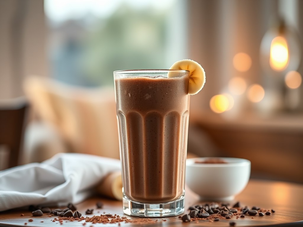 Chocolate Oat Breakfast Smoothie (Solo&nbsp;Edition)