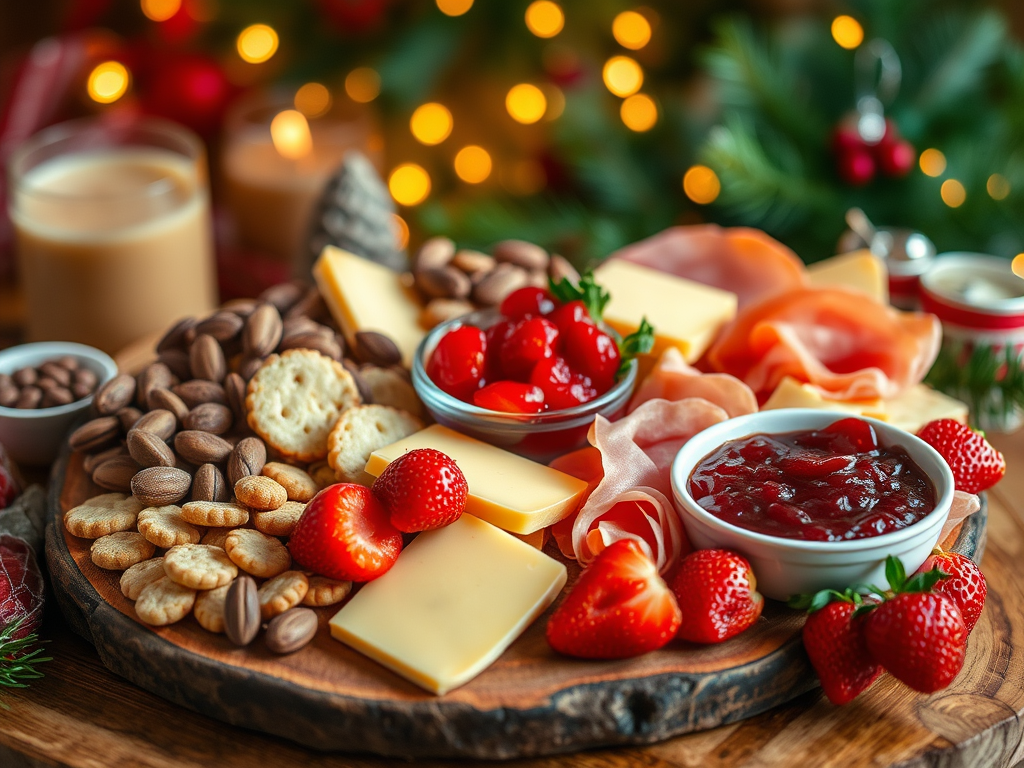 The “Sweet & Salty Christmas Snack Board for One (or&nbsp;Two)”