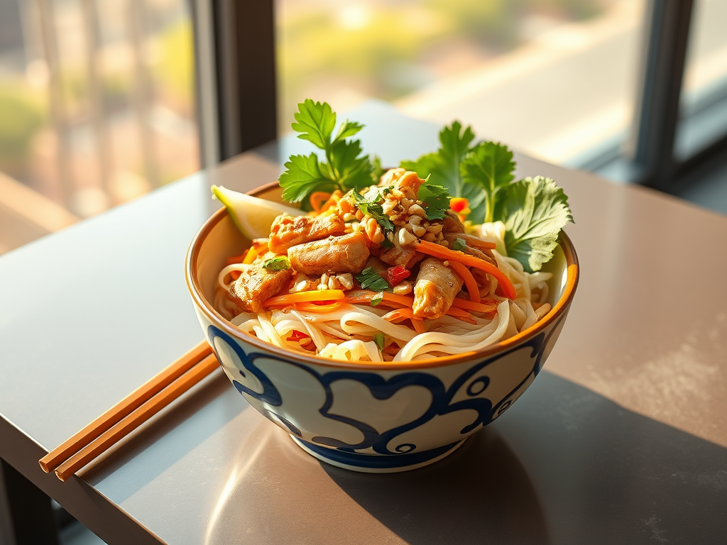 Lemongrass Chicken Crunch Noodles for&nbsp;One