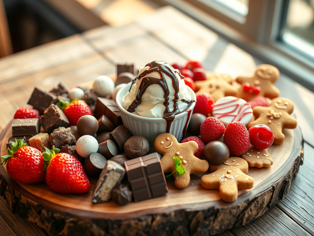 No-Bake Christmas Dessert Platter for&nbsp;One