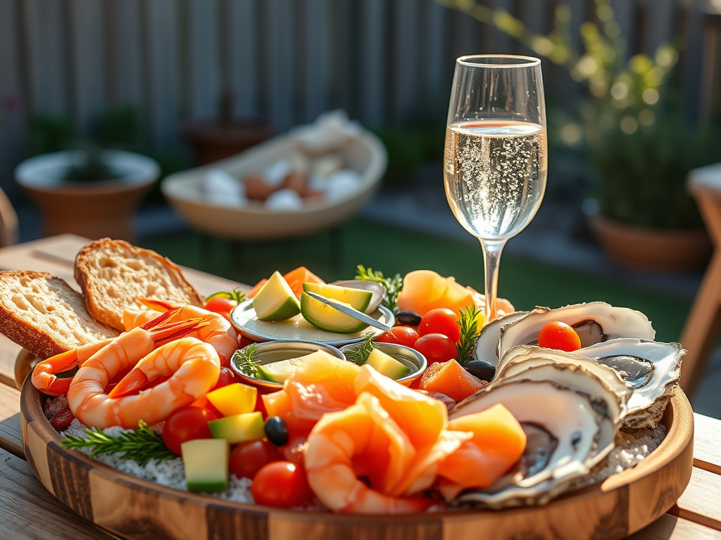 The Seafood & Sparkle Platter for&nbsp;One