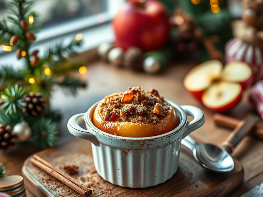 Advent Calendar Day 6 – Single-Serve Cinnamon-Baked&nbsp;Apple