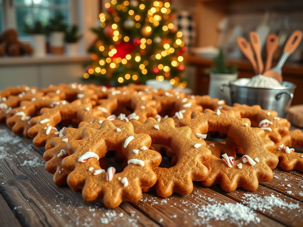 Spiced Gingerbread Biscuit Wreaths for One (or to&nbsp;Share)